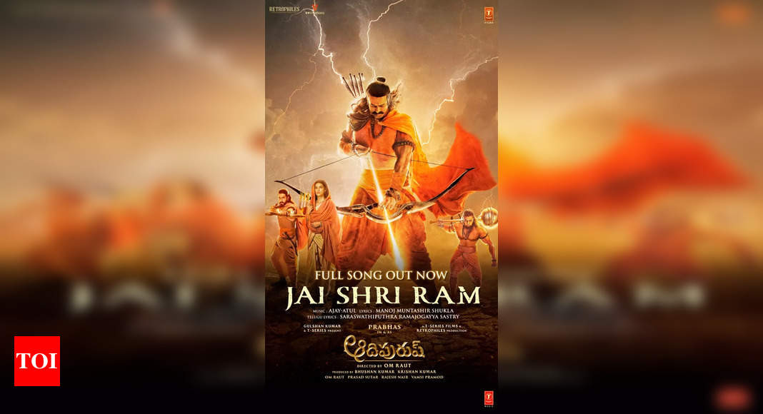 Adipurush First Song Jai Shri Ram Out Prabhas Kriti Create Magic