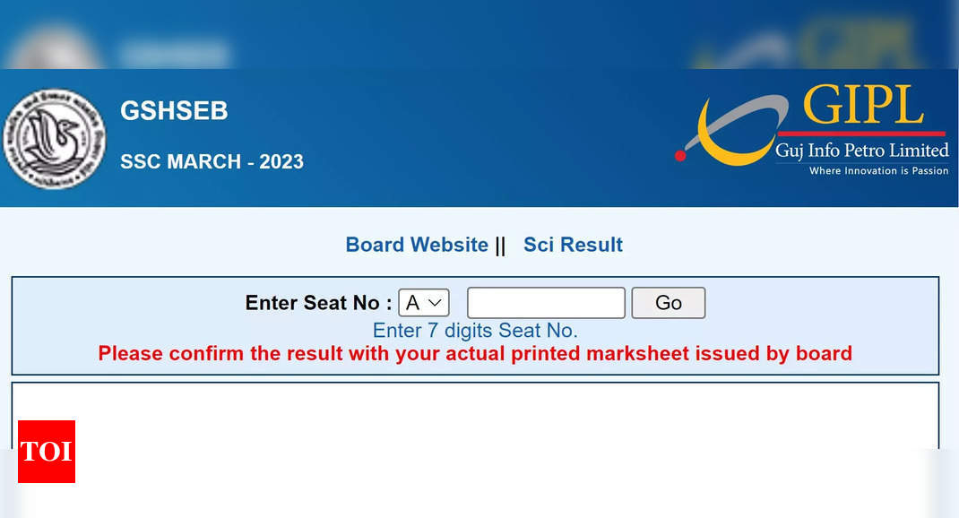 GSEB 10th Result 2023 Out How To Check Gujarat Board SSC Results At