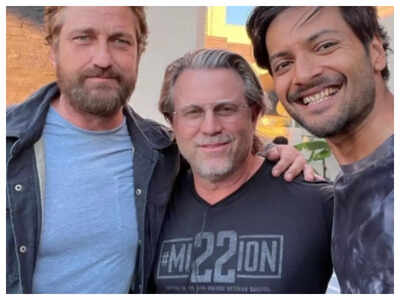 Ali Fazal shares BTS pictures with Gerard Butler from the sets of 'Kandahar'