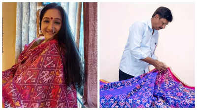 Designer Dineshbhai Patolawala's Sarees Garner Celebrity Admirers: Gujarati Actresses Niilam Paanchal and Alpana Buch Join the List