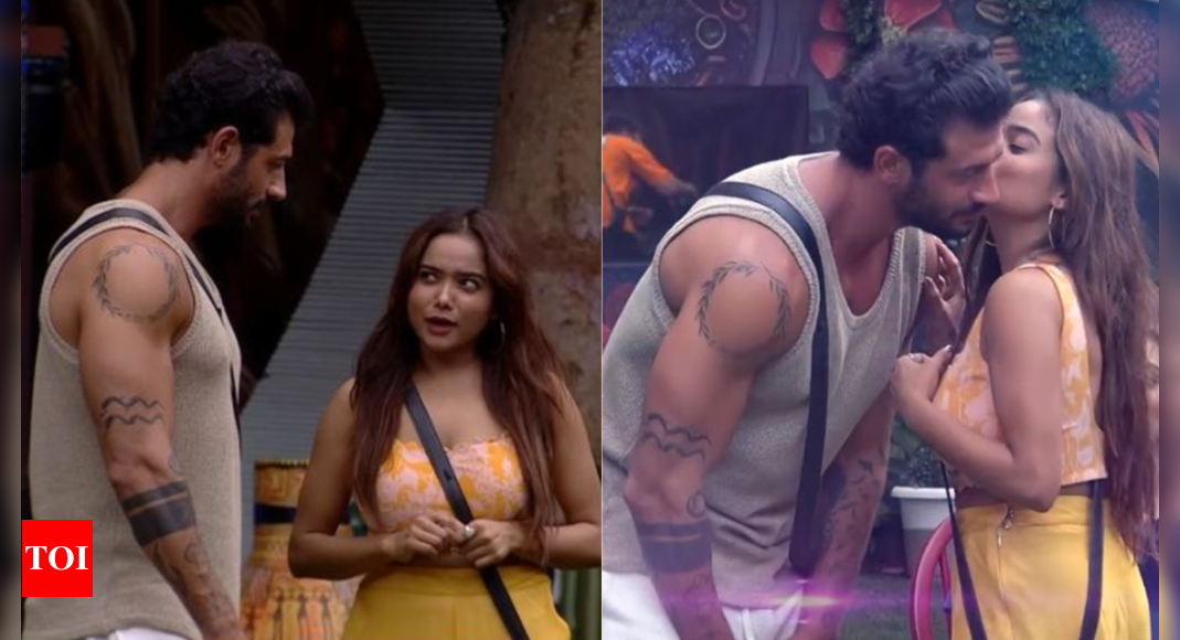 Bigg Boss OTT 2 Manisha Rani Flirts With Jad Hadid And Kisses Him On