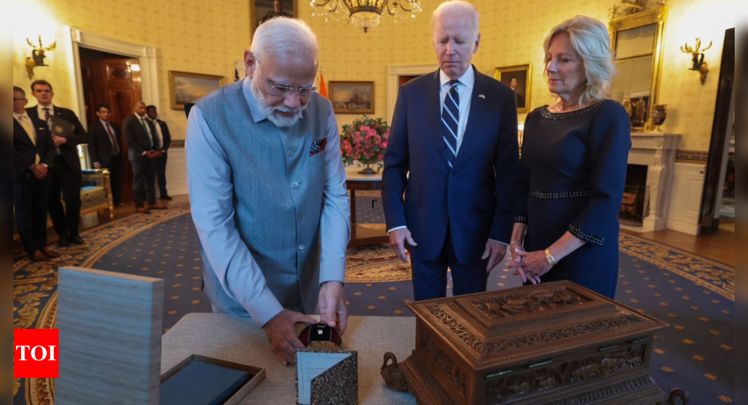 Narendra Modi In US What PM Modi Gifted US President Joe Biden India