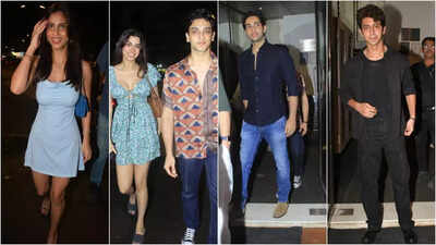 Suhana Khan, Khushi Kapoor, Agastya Nanda party hard at Mihir Ahuja's birthday bash