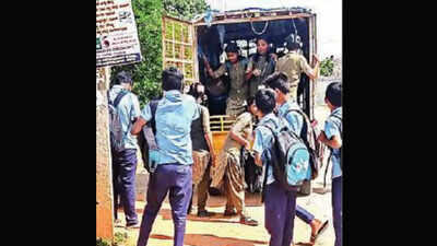 Chikkaballapur school teacher spends Rs 12,000 per month to ferry kids