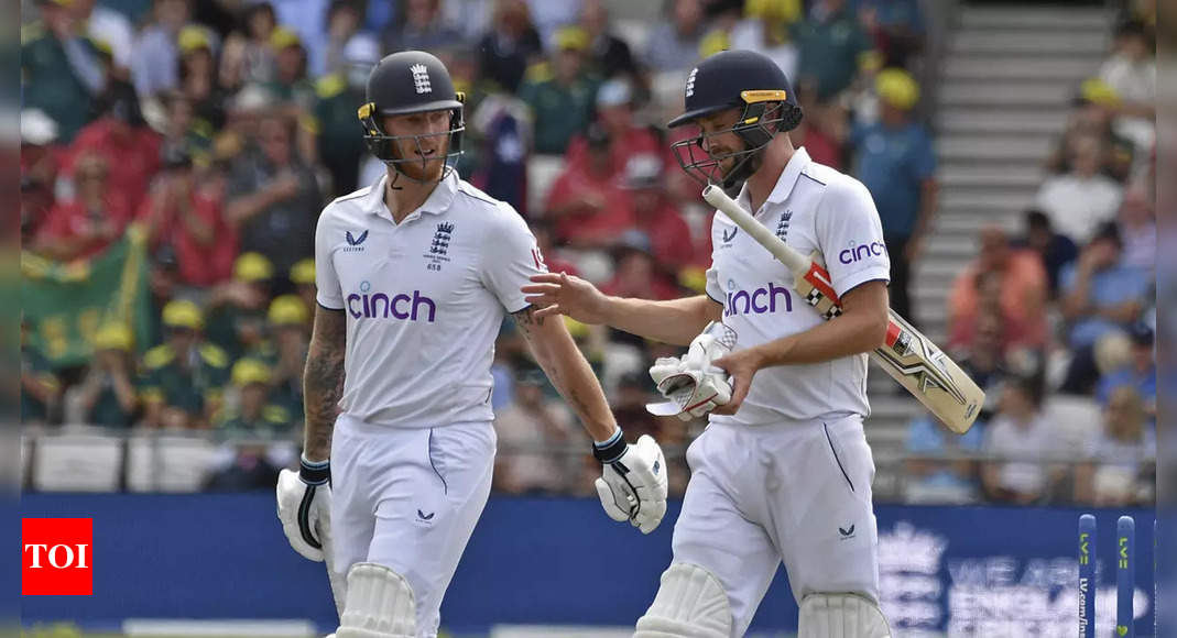 The Ashes Rd Ashes Test Day Ben Stokes Holds England Together As