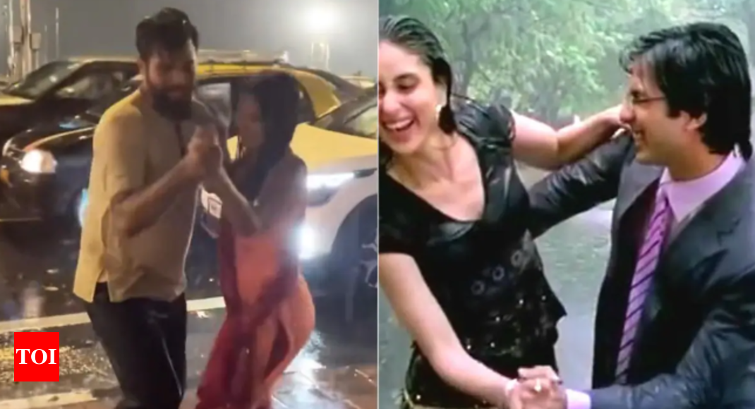 Couple Recreates Kareena Shahid Kapoor S Tum Se Hi Song By Dancing In