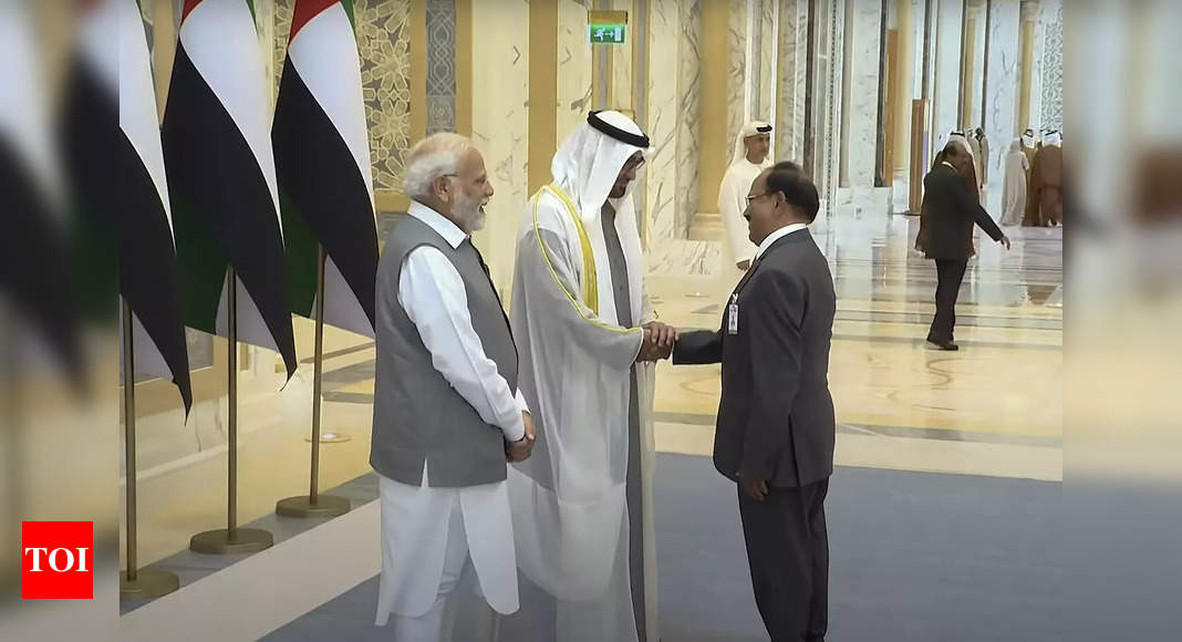 This Happened When Uae President Met Nsa Doval In Presence Of Pm Modi