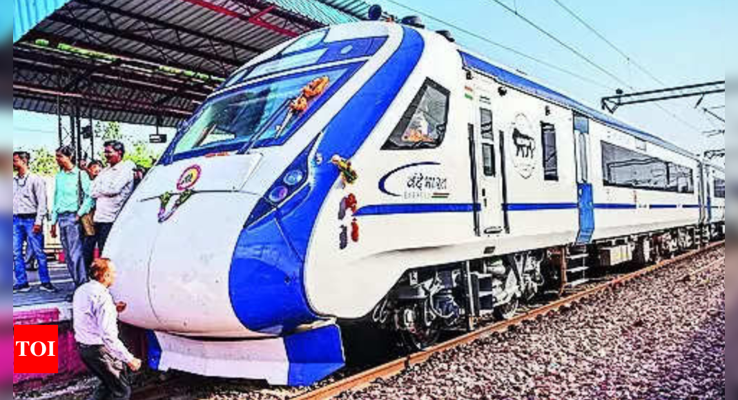 Vande Bharat Express Man Hops Onto Bhopal Indore Vande Bharat To Use