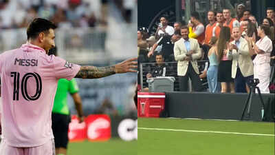 Watch: Lionel Messi's kind gesture towards David Beckham goes viral