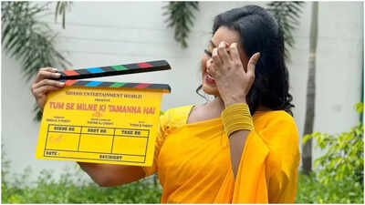 Kajal Yadav starts shooting for the film 'Tum Se Milne Ki Tamanna Hai'