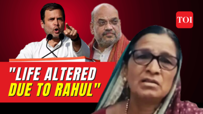 Kalavati Bandurkar rebuts Amit Shah's claim, Congress posts her video clip saying 'Rahul altered my life'