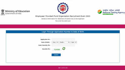 Epfo Ssa Admit Card City Intimation Slip For Cbt Exam Released On