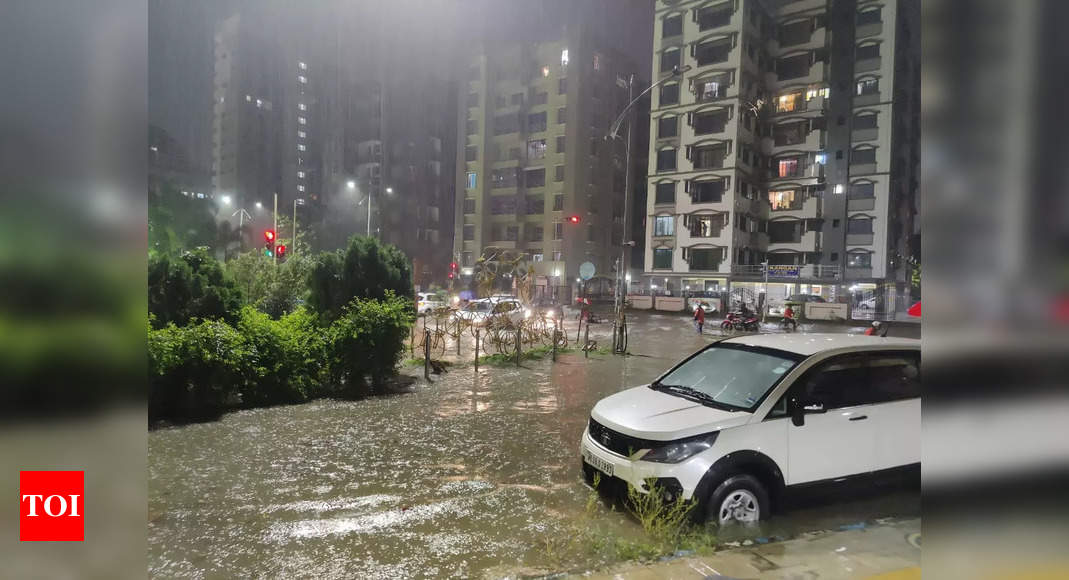 Live Updates Parts Of New Town In Kolkata Witness Waterlogging