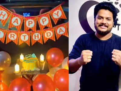 Here's how actor Karthik Sasidharan celebrated his 35th birthday