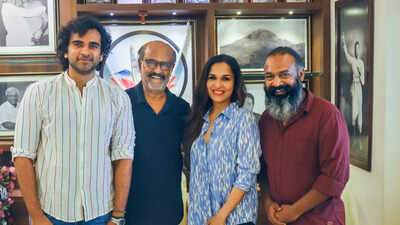 Ashok Selvan feels honored to meet Rajinikanth.
