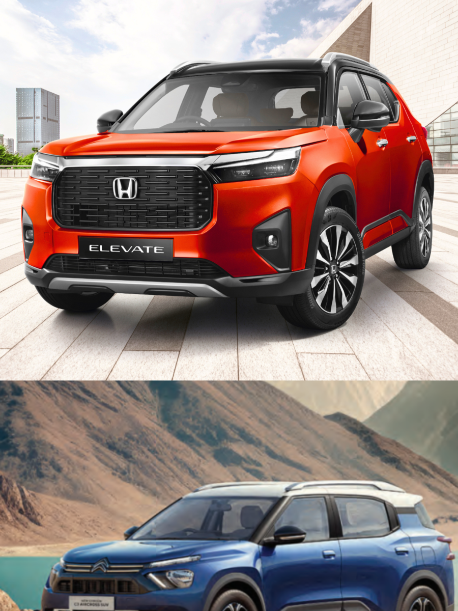 Citroen C3 Aircross Vs Honda Elevate Price Power Engine Size