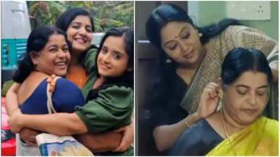 Santhwanam family misses Lakshmi Amma, Raksha says 'Girijamma was more than a mother to us'