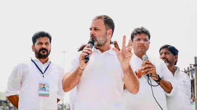 "BRS, AIMIM working with BJP in Telangana to defeat Congress": Rahul Gandhi