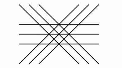 This optical illusion will leave you scratching your head; How many triangles do you see?