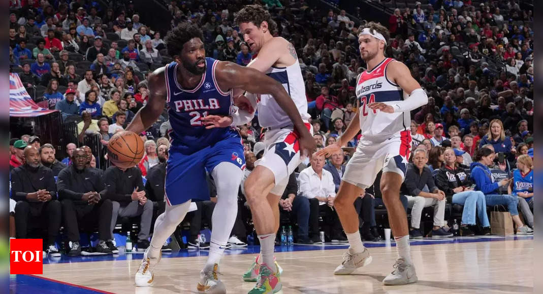 Nba Washington Wizards Struggle To Contain Joel Embiid As Philadelphia