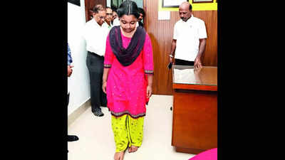 Govt helps 16-year-old girl resume walking on 'German feet'
