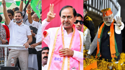 Telangana Exit Polls Exit Polls Telangana Neck And Neck Fight Between