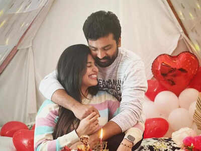 Television actor Sidhu Sid wishes his wife Shreya Anchan with a sweet note on her birthday