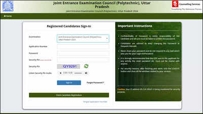 UPJEE Polytechnic 2024 Registration For JEECUP Begins At Jeecup