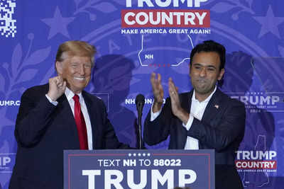 Donald Trump Hints At Future Role For Vivek Ramaswamy At New Hampshire