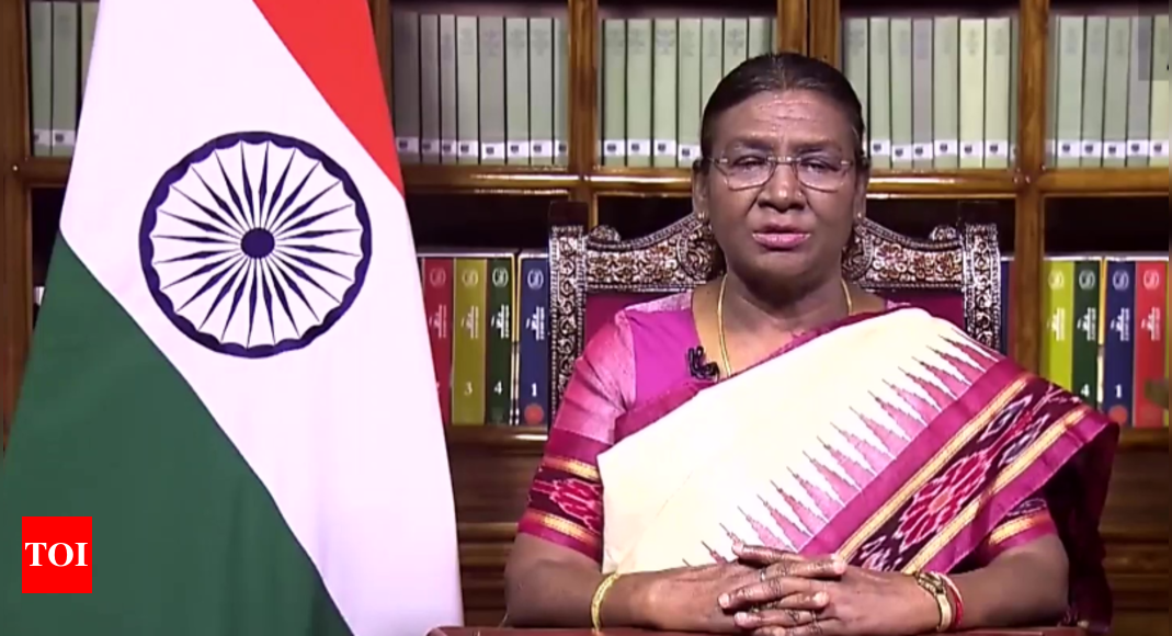 Republic Day Live Updates President Droupadi Murmu Addresses