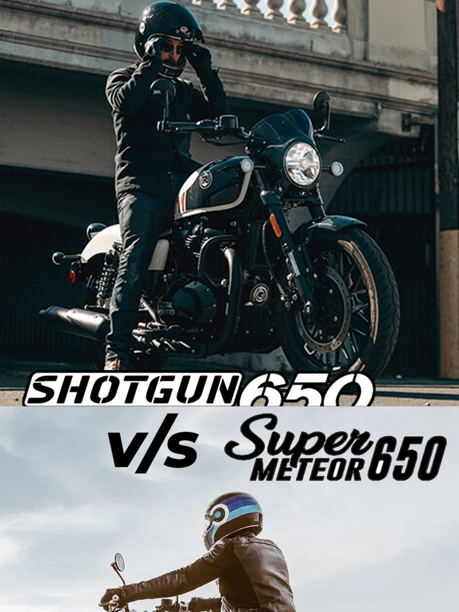 7 Differences Between Royal Enfield Shotgun 650 And Super Meteor 650