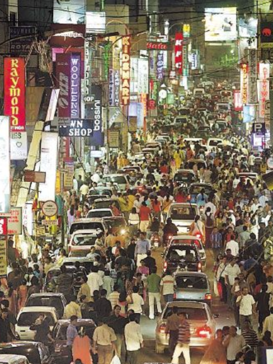 Busiest Streets In India Chandni Chowk Mg Road Commercial Street