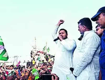 Tejas Patna Tejashwi Yadav Criticizes Cm Nitish Kumar S Lack Of Vision