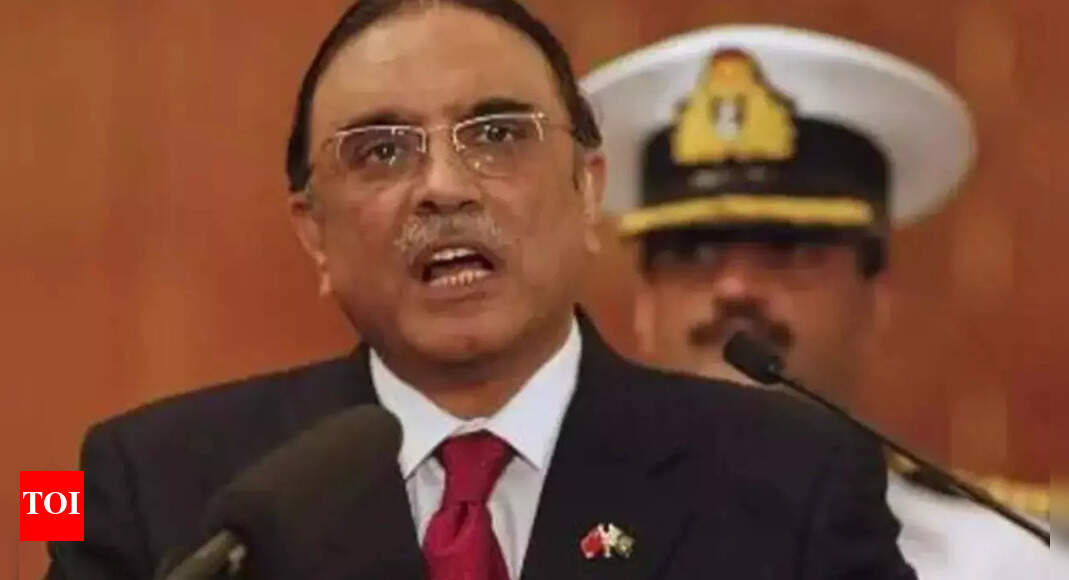 Asif Ali Zardari Elected As 14th Pakistan President Times Of India