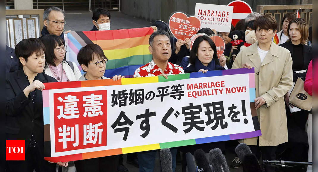 Japan Court Says Ban On Same Sex Marriage Is Unconstitutional Times