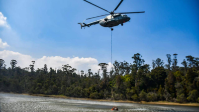 IAF S Bambi Bucket Op Helps To Contain Raging Forest Fire At Nilgiris