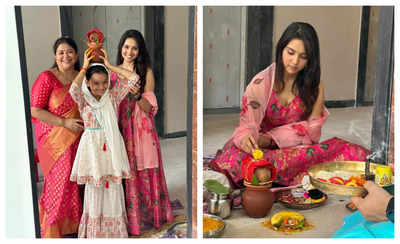 Meet actress Ashi Singh buys a new house in Mumbai; shares pics from griha pravesh