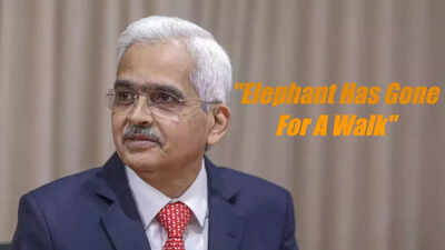 RBI monetary policy: Why Shaktikanta Das said 'the elephant has gone out for a walk'