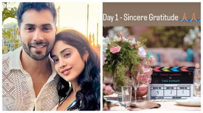 Varun Dhawan and Janhvi Kapoor kick-start shooting for 'Sunny Sanskari Ki Tulsi Kumari'