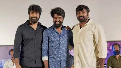 Sivakarthikeyan, Vijay Sethupathi, and Soori's fun banter at the 'Garudan' trailer launch is winning the internet