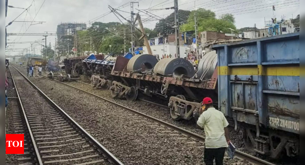 Goods Train Derailment At Palghar Hits Western Railway Train Traffic