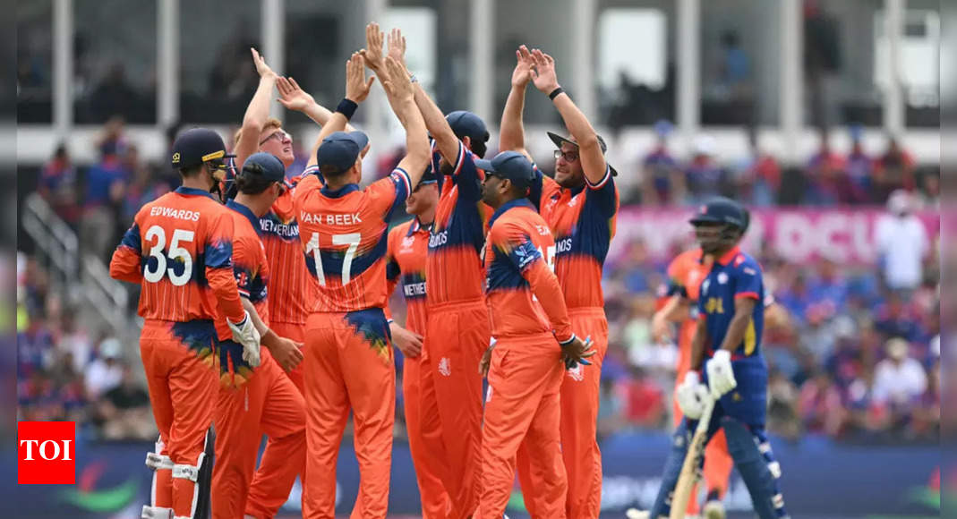 NEP Vs NED T20 World Cup Highlights Netherlands Beat Nepal By Six