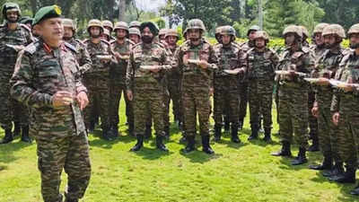 New Army Chief Visits J K Reviews Preparedness On LoC India News