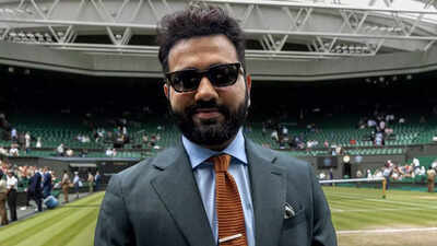 'Welcome to Wimbledon’: Rohit Sharma makes rare appearance at ‘Big W’