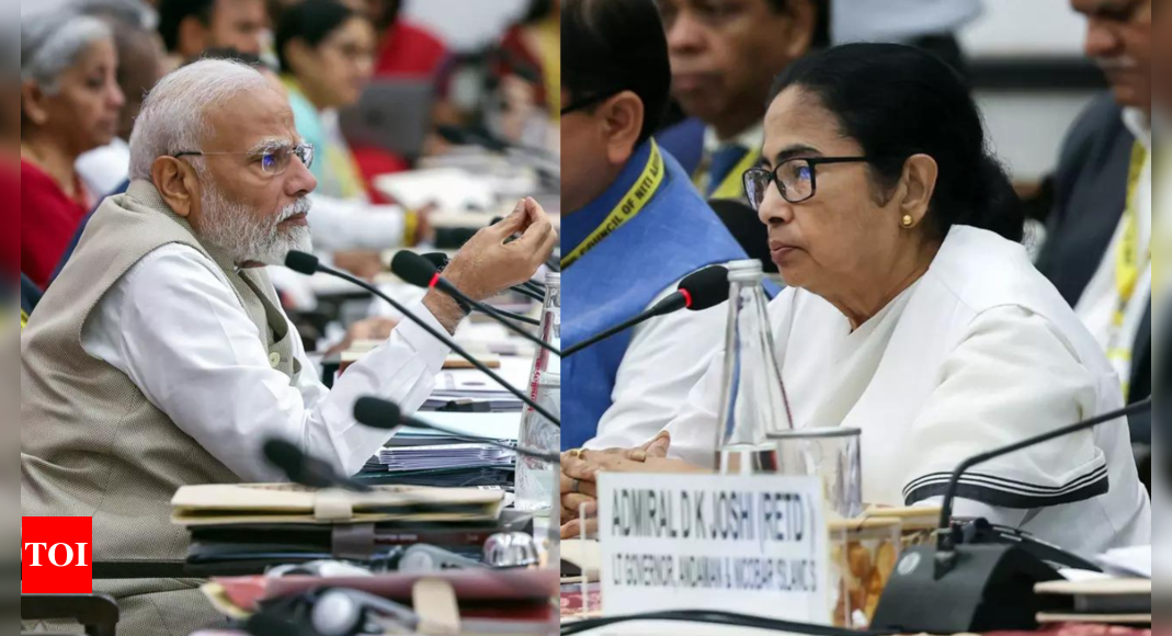 Mamata Walks Out Nitish Skips Pm Sets Eyes On Viksit Bharat What