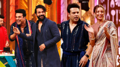 Krushna Abhishek drops BTS clicks with Rajkummar Rao and Tripti Dimri from the sets of Laughter Chefs