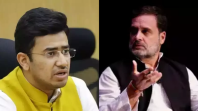 'Won't be surprised if he holds meetings with terrorists someday': BJP MP Tejasvi Surya on Rahul Gandhi's US visit