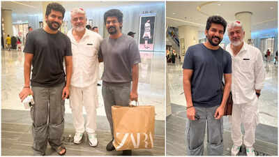 Kavin and Nelson's fan moment with Ajith Kumar