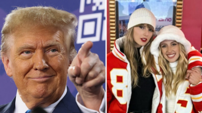 'Big Trump fan' Brittany Mahomes torn over support after Trump’s 'I hate Taylor Swift' Outburst