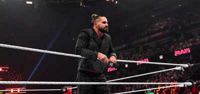 WWE star Seth Rollins attended the Ravens and Bills game on Sunday Night Football